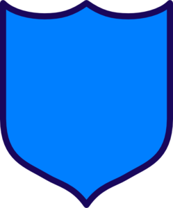 Dark blue shield clip art at clker vector clip art