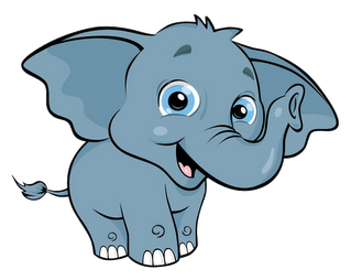 Elephant clip art black and white free clipart 5
