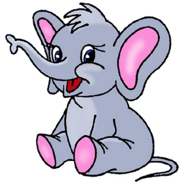 Elephant head clipart free clipart images