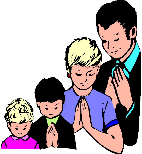 Family prayer clipart clipart