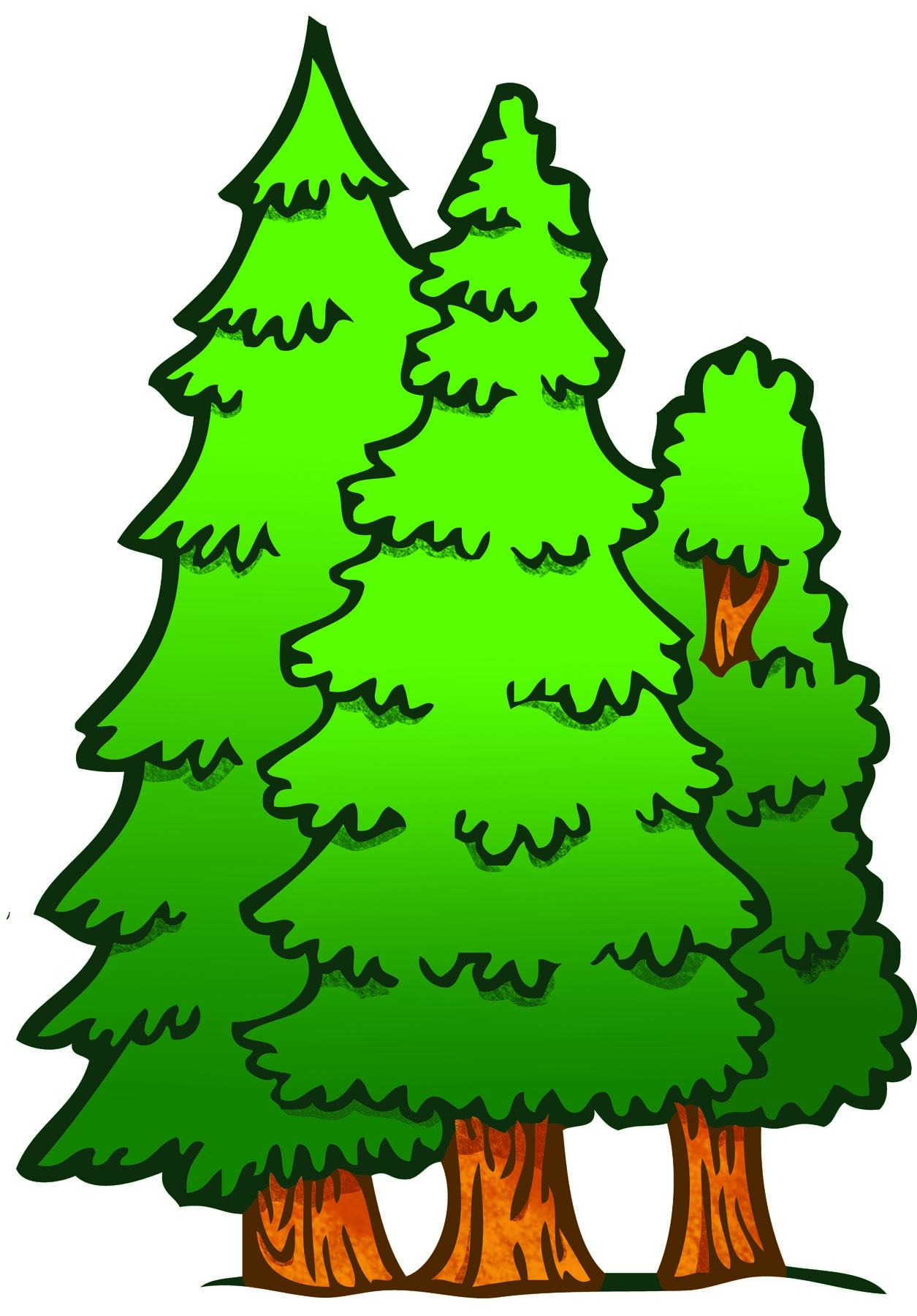 Forest trees clipart free clipart images 2