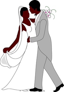 Free clipart bride and groom clipart 2