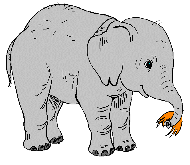 Free elephant clip art clipart image 1