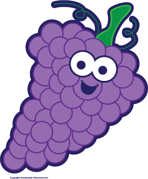 Grapes free fruit clipart