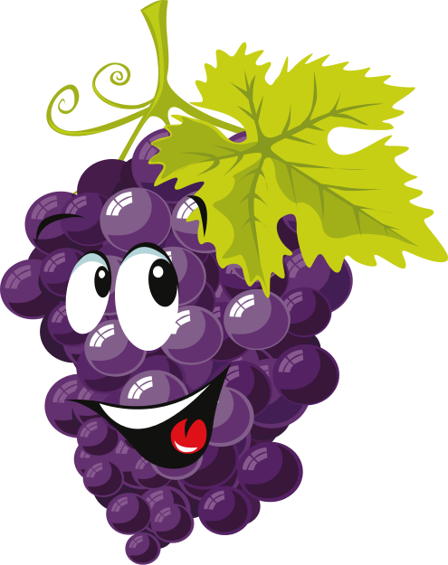 Grapes free to use clip art 2