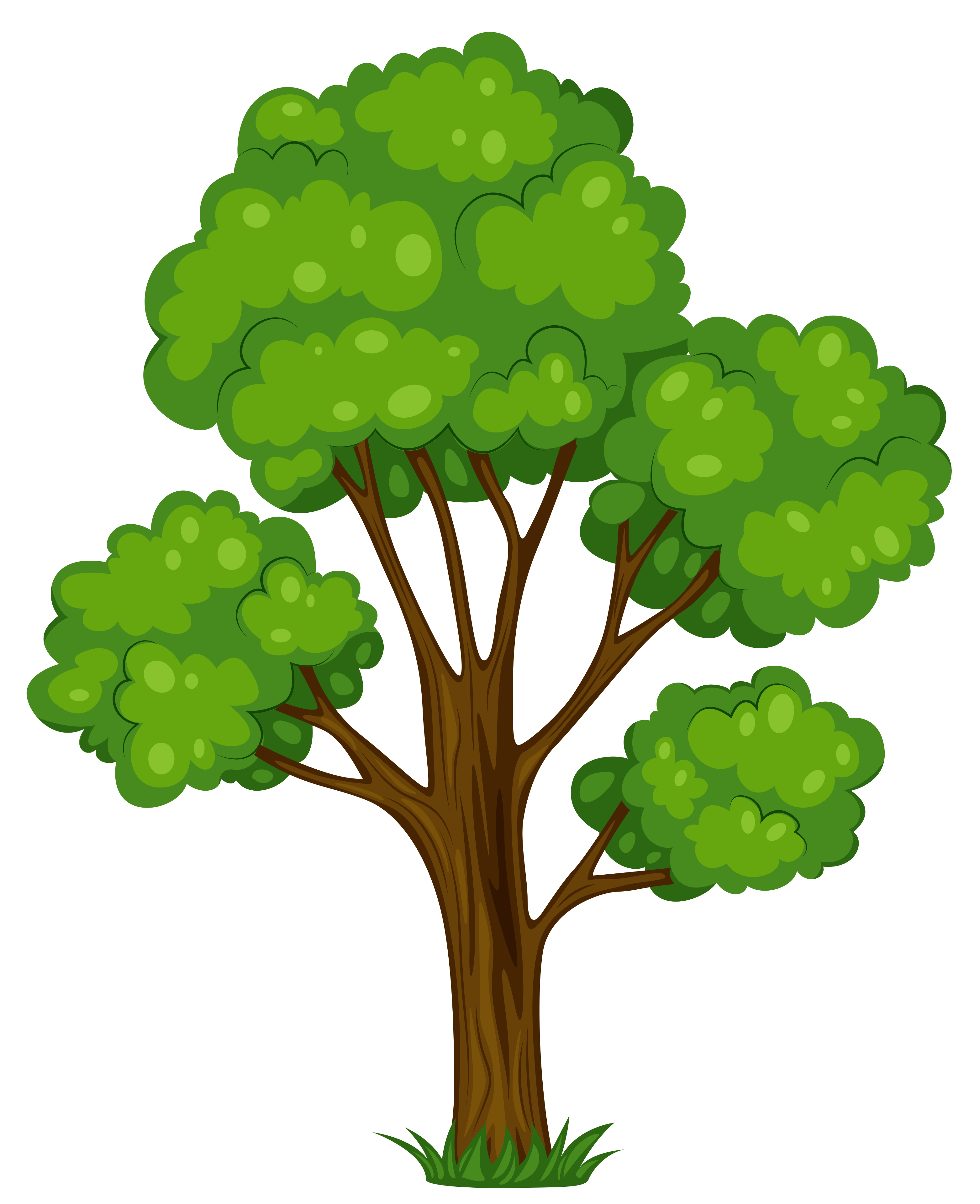 Green trees clip art clipart