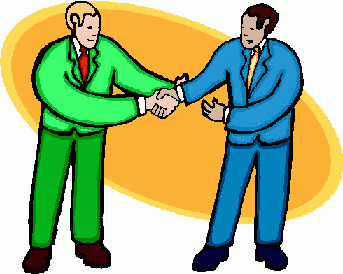 Handshake clipart free