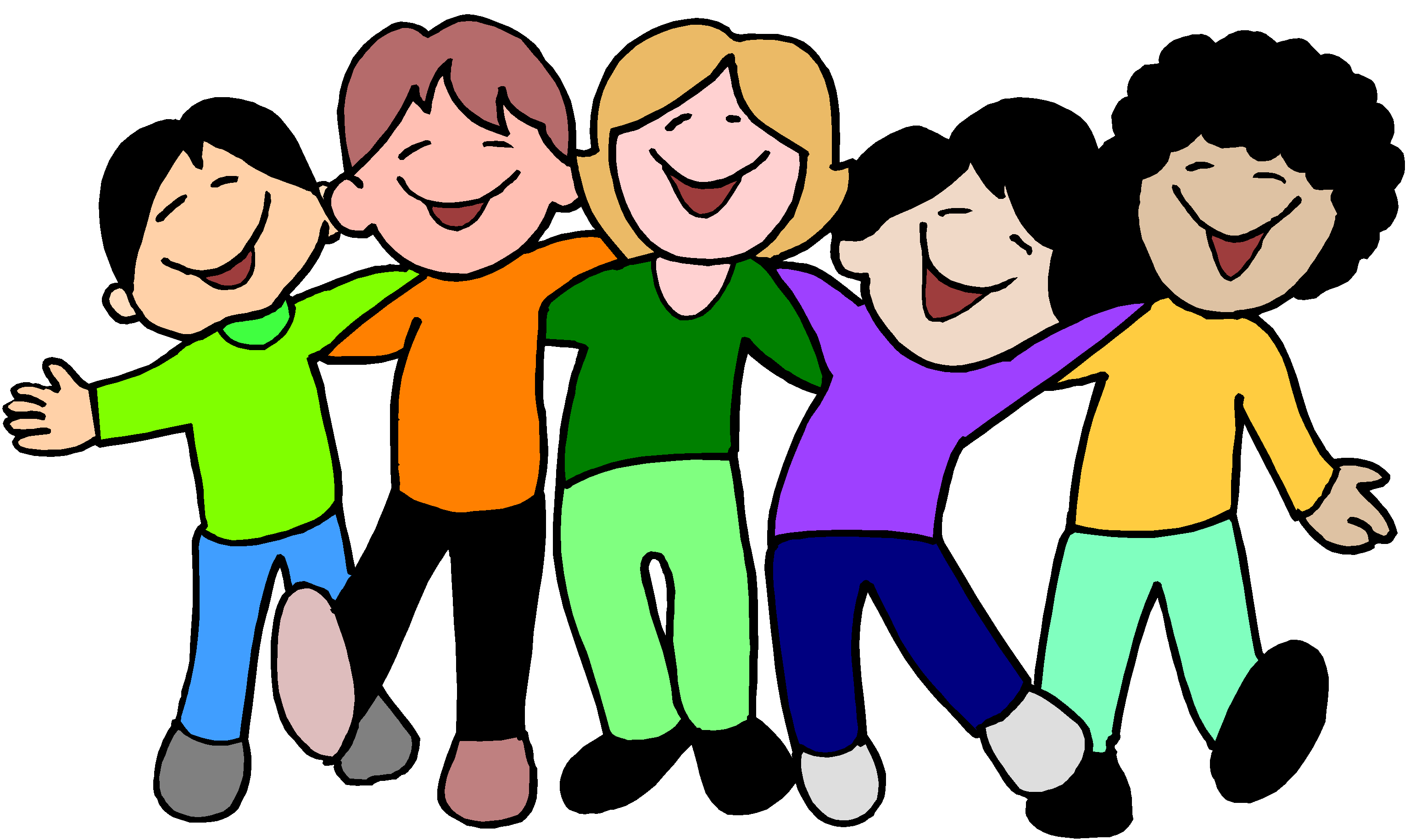 Happy kids clipart free clipart images