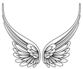 Image of angel wing clipart 1 free clipart angel wings - Clipartix