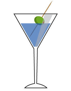 Martini glass mixed drink clipart clipart kid