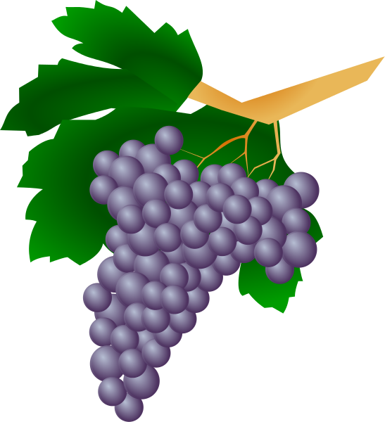 More grapes clip art download