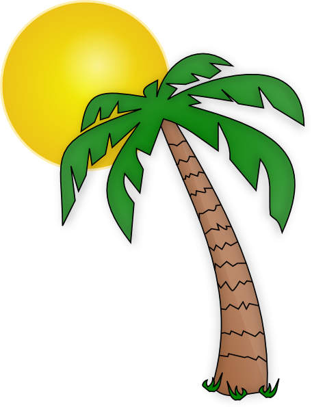 Palm tree art tropical palm trees clip art clip art palm tree 5 2