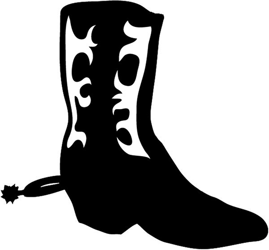Pictures of cowboy boots and hats clipart image