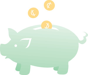 Piggy bank clipart free image