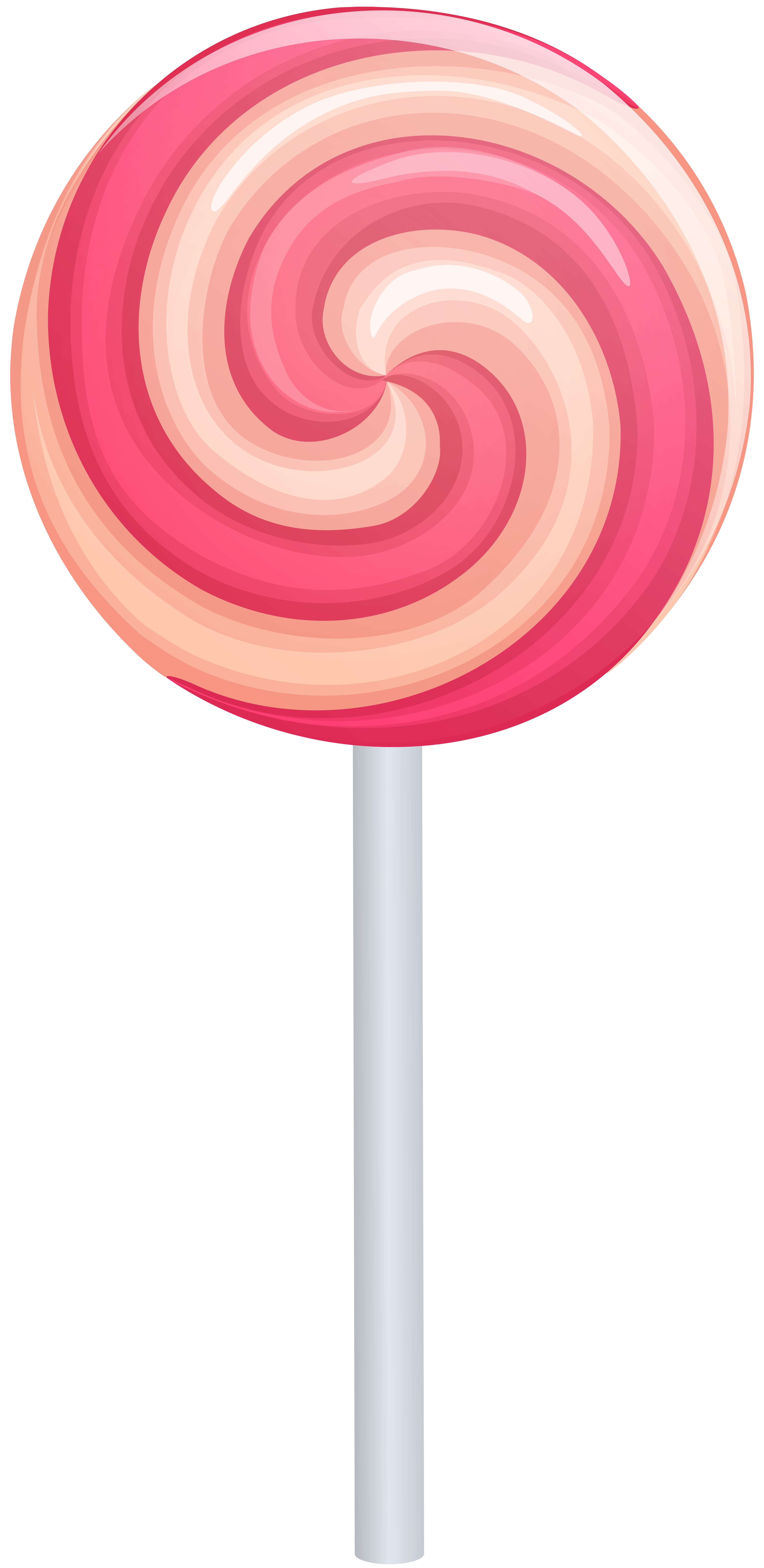 pink and white swirl lollipops