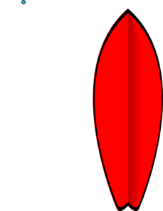 Red surfboard clip art at clker vector clip art