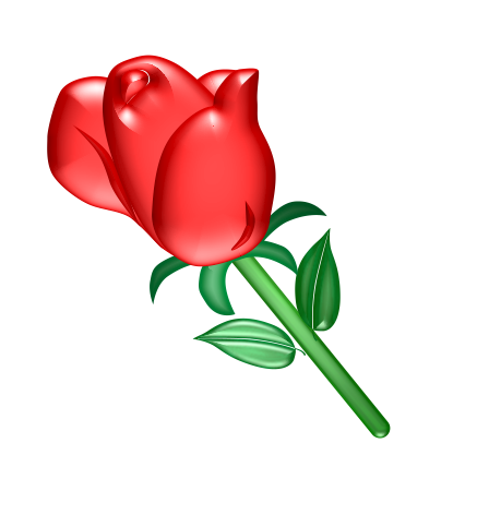 Roses clip art red rose