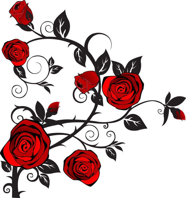 Roses rose clip art for headstones free clipart images