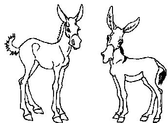 Shady donkey clipart collections image