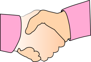 Shaking hands handshake clip art at vector clip art image image