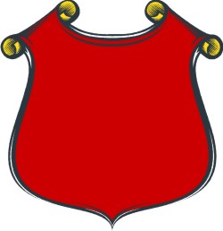 Shield clip art for family coat of arms 3
