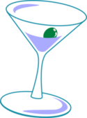 Martini glass martini clip art free clipart image - Clipartix