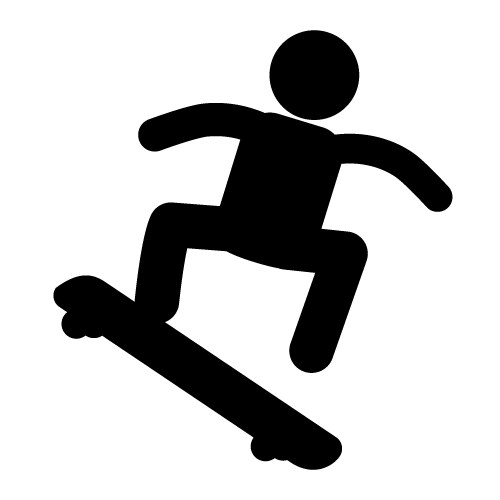 Skateboard clipart clipart 2