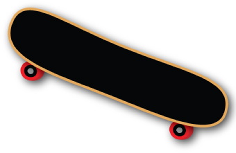 Skateboard clipart free clipart images image
