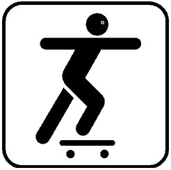 Skateboard clipart sports free clipart images image
