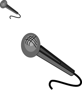 Small microphone clipart