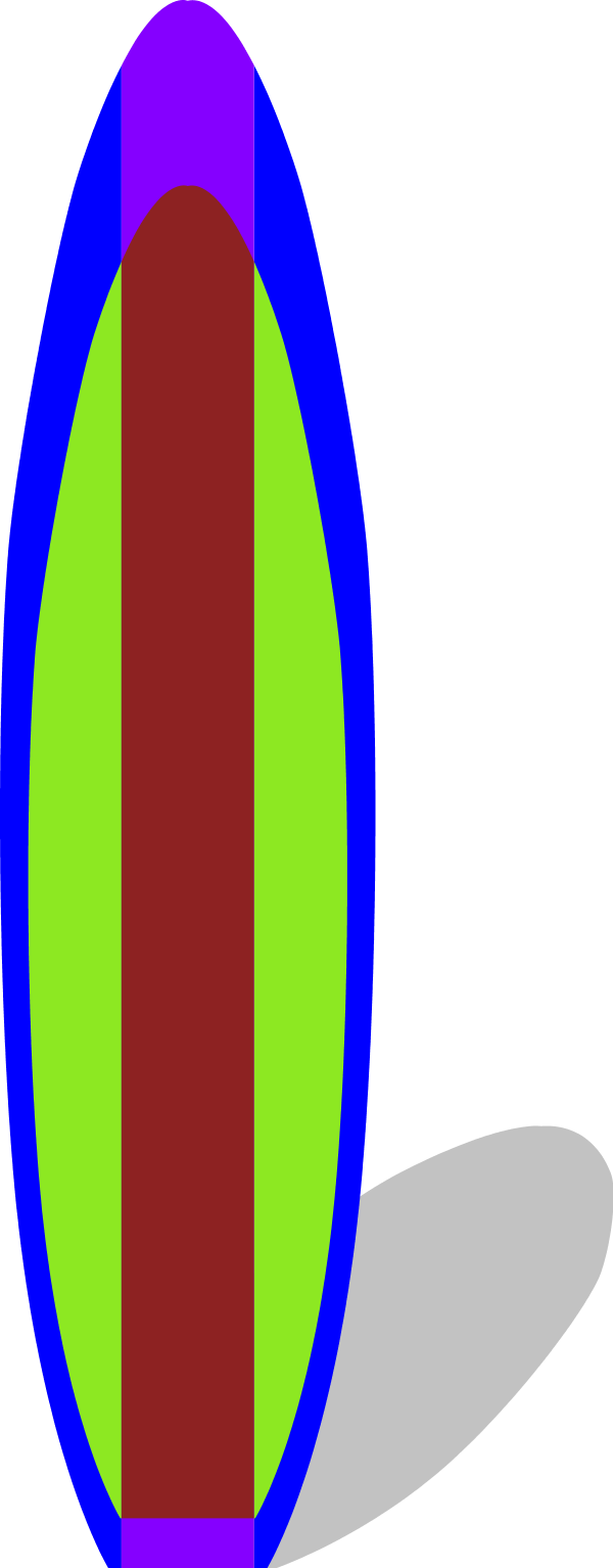 Surfboard clip art at vector clip art image