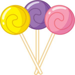 Swirly lollipops clipart clipart kid