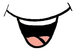 Toothy smile clipart