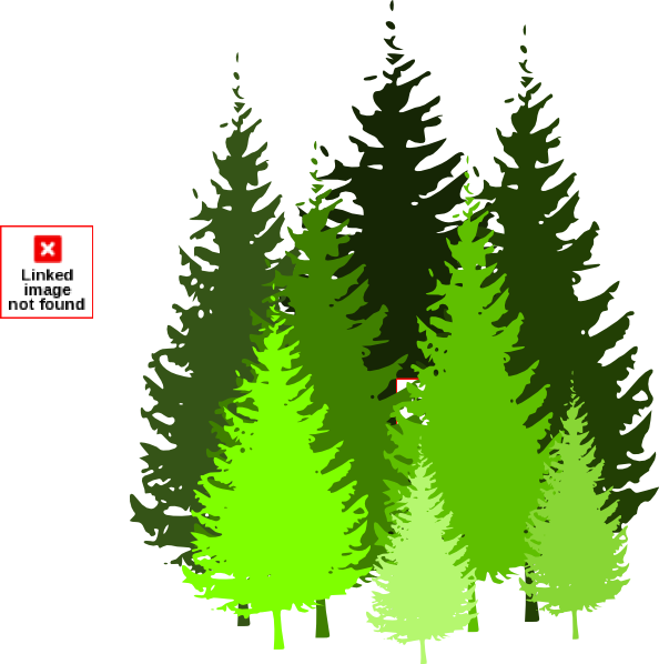 Trees pine tree silhouette clipart clipart kid