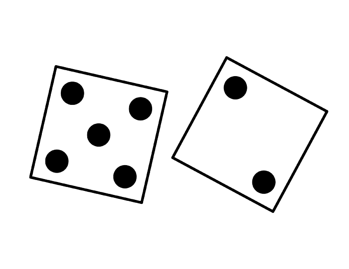 1 dice clipart free clipart images 3