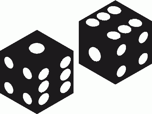1 dice clipart free clipart images 4