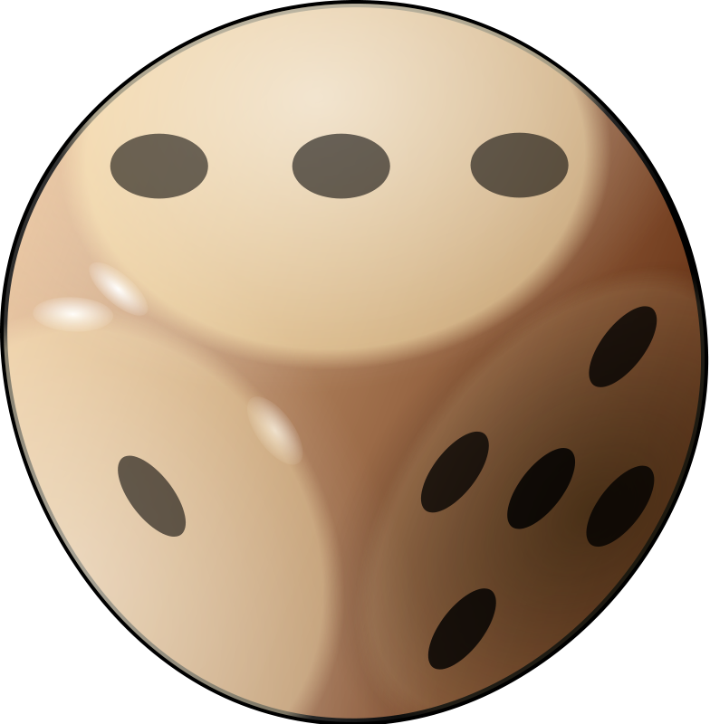 1 dice clipart free clipart images image 3