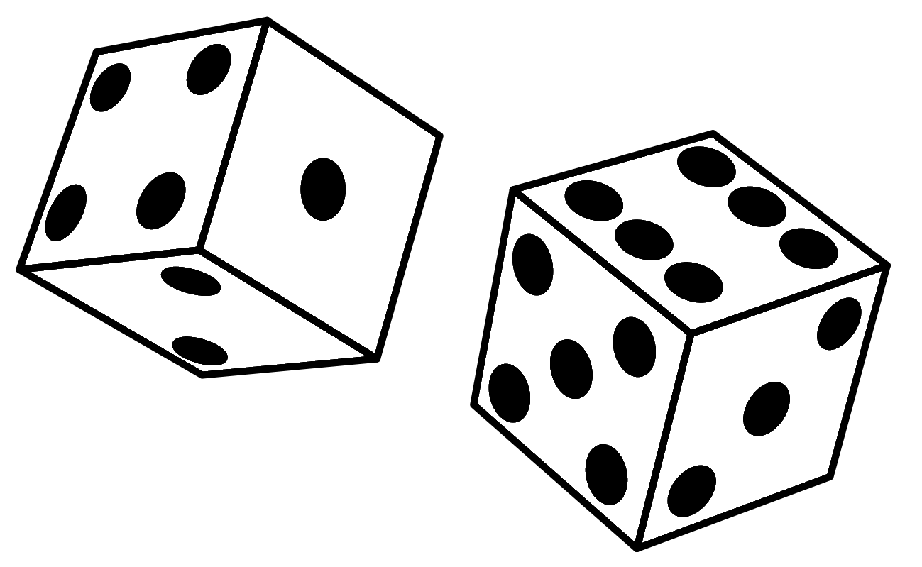 1 dice clipart free clipart images
