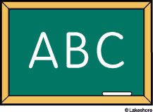 Abc chalkboard clipart clipartix
