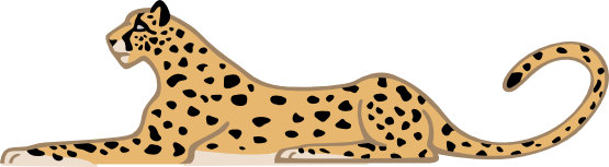 Baby cheetah clipart free images