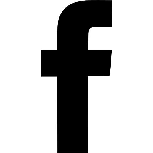 Black facebook icon free black social icons clip art