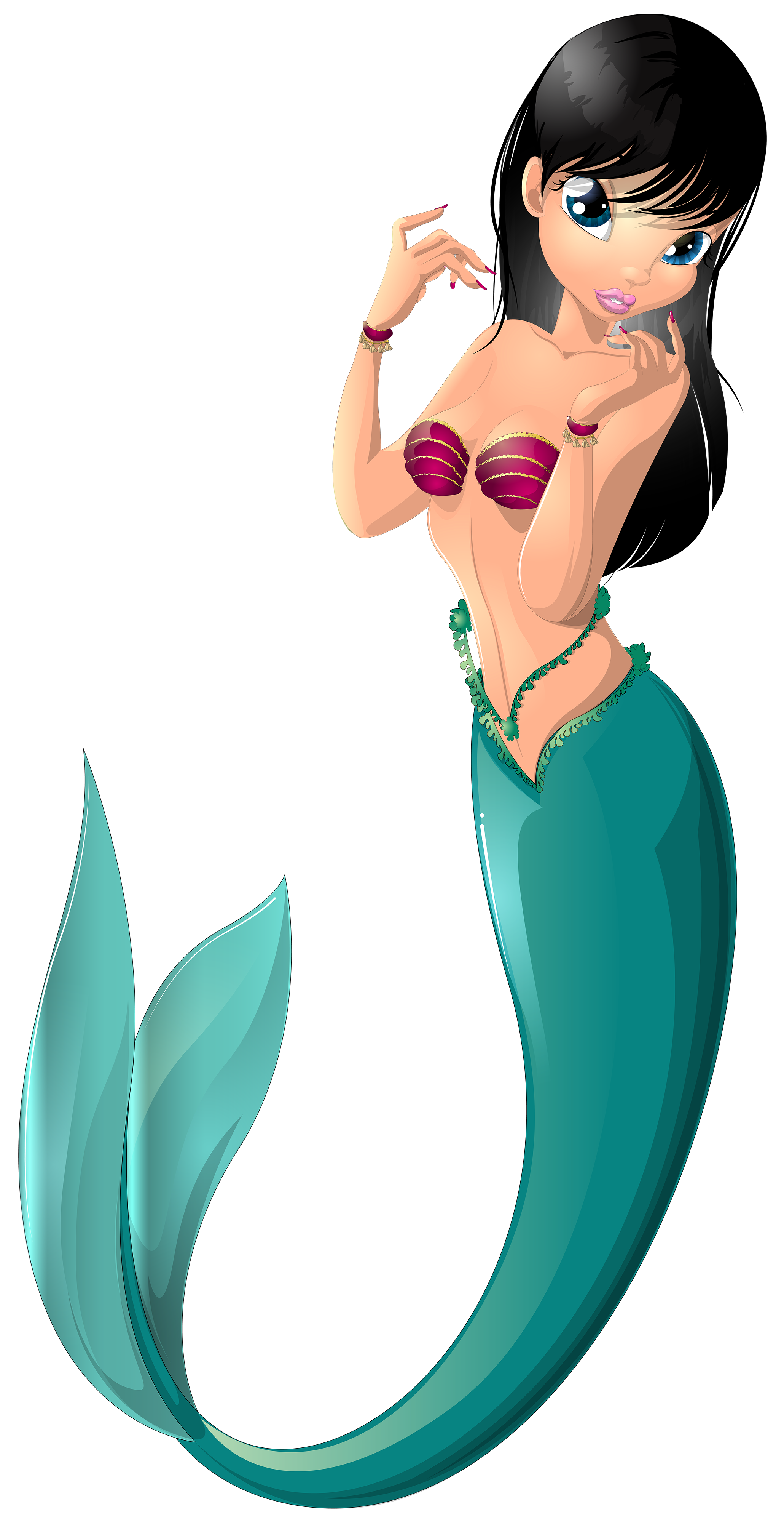 Cartoon mermaid clipart free clip art images image 4