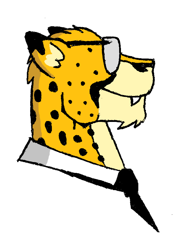 Cheetah clip art 2