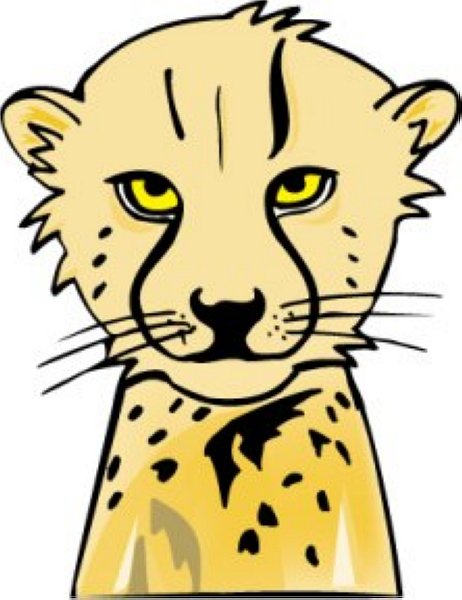 Cheetah clip art 6 free clipart images