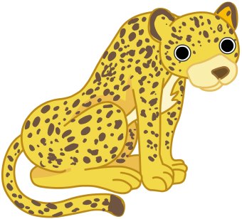 Cheetah clip art