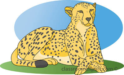 Cheetah clipart cheetah a 2