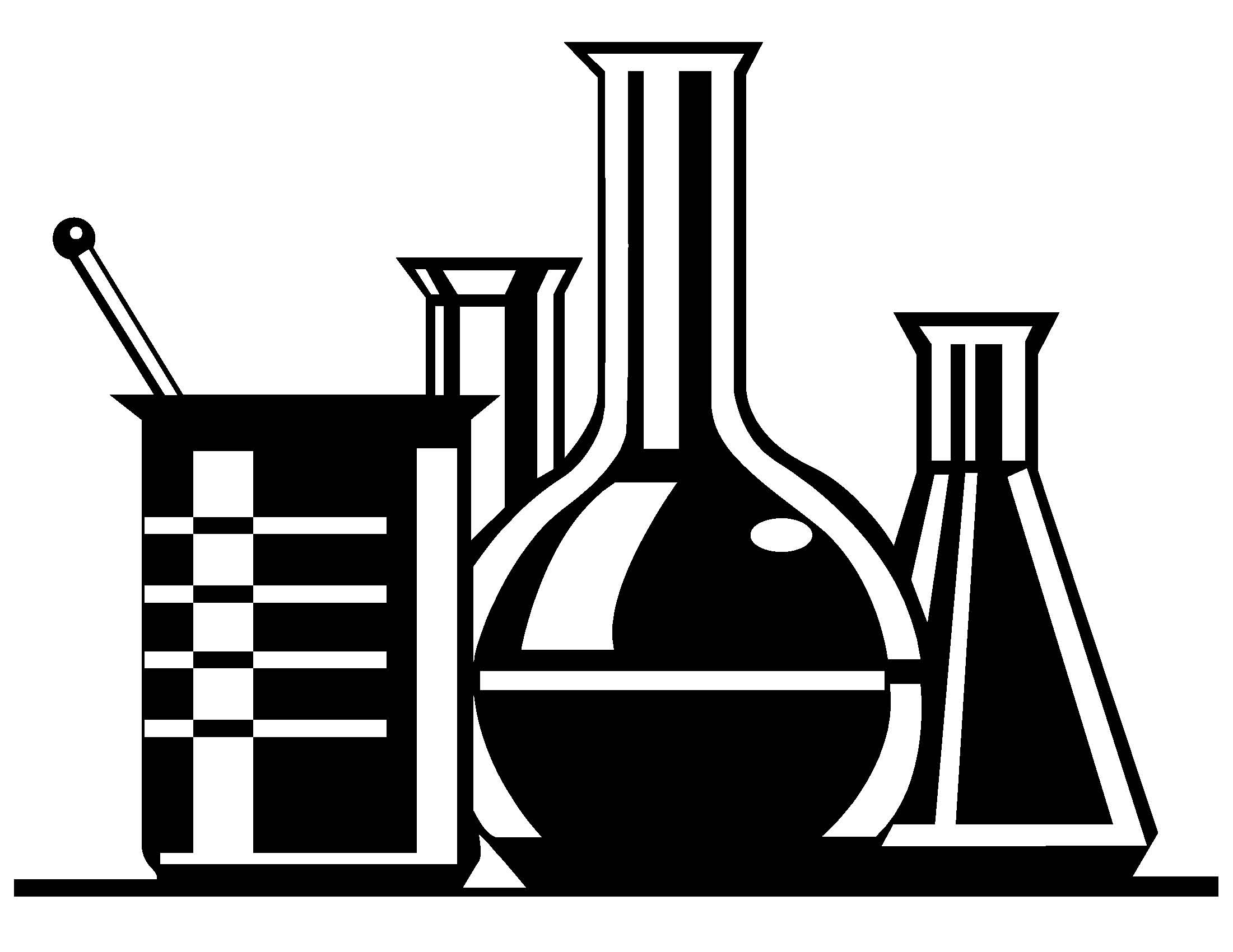 Chemistry black white clipart clipart kid