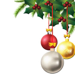 Christmas clipart tree ornaments