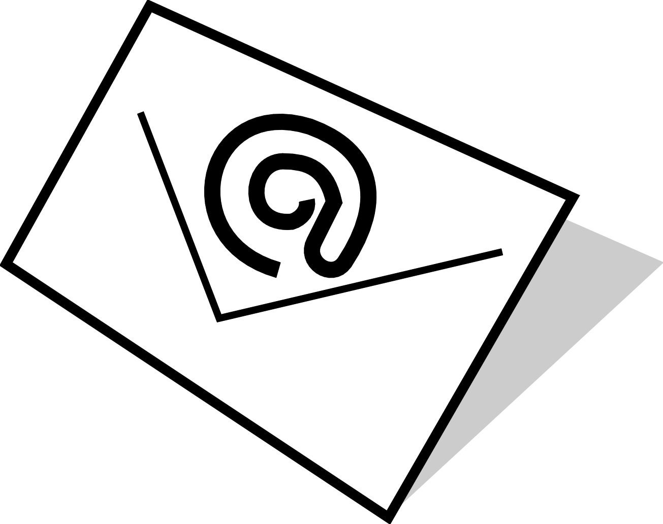 Email logo clip art at vector clip art image