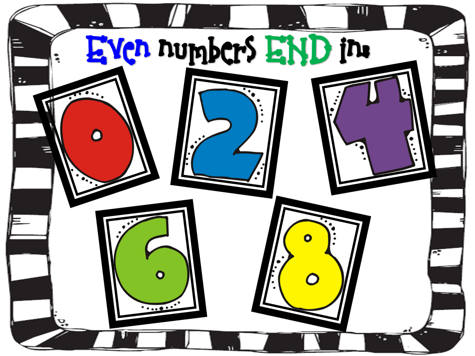 Even numbers clipart